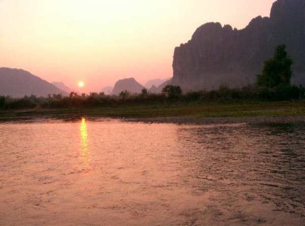 Vang Vien Sunset